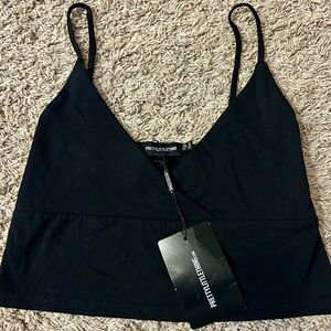 PrettyLittleThing Black bralette